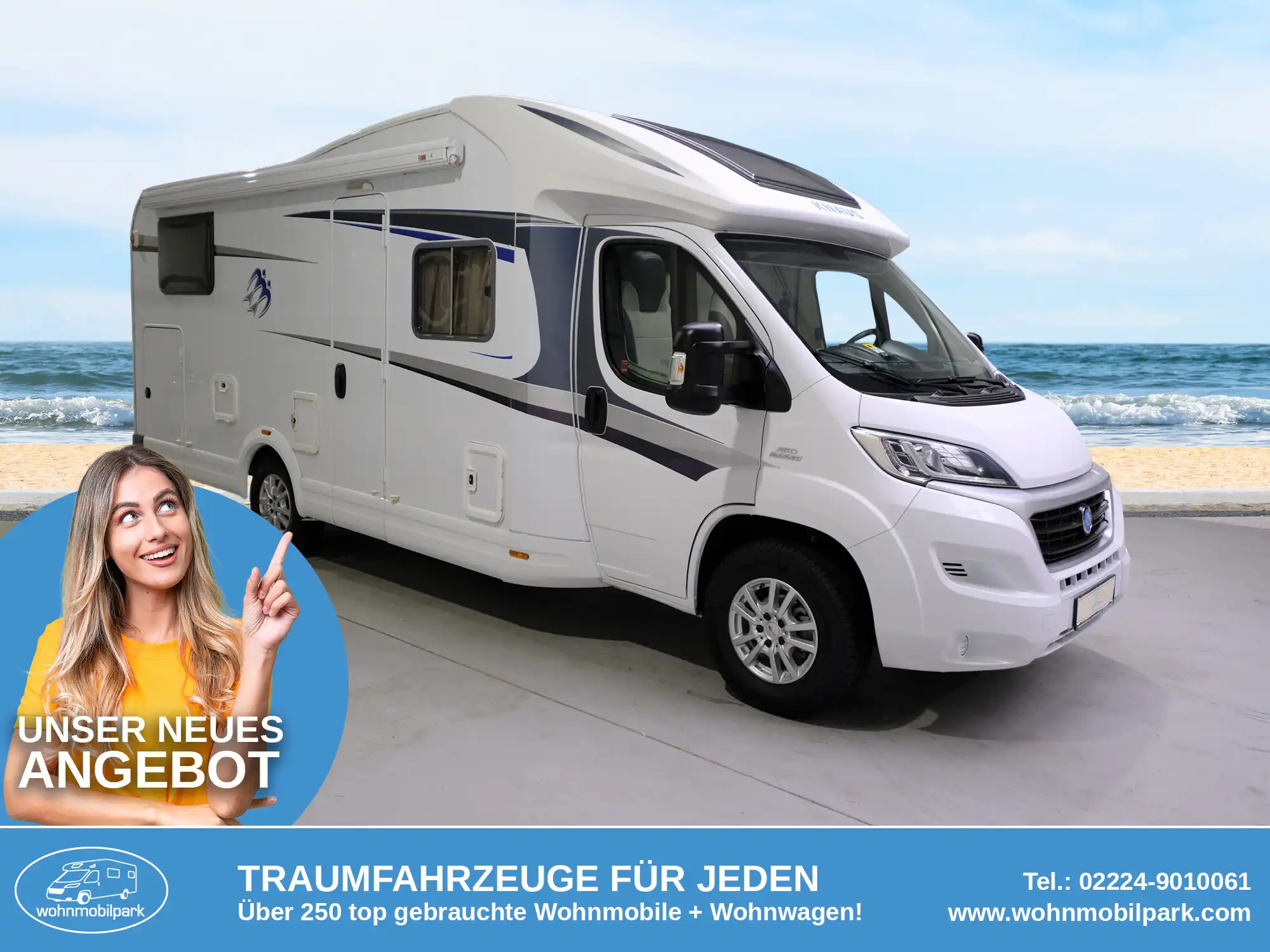 KNAUS SKY Wave 700 MEG Teilintegrierter gebraucht kaufen in Bad Honnef